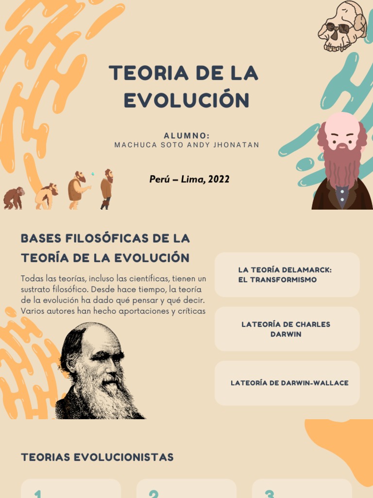 Teorías de la Evolución: Darwin y Lamarck | PDF | Filosofía