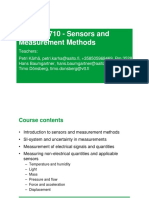 ELEC-E5710 Sensors and Measurement Methods Course Overview