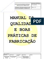 Manual Qualidade Boas Práticas Fabricação