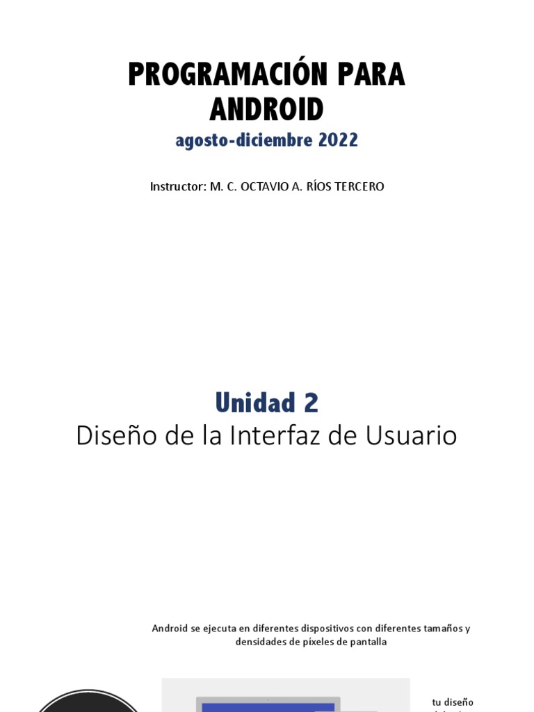 U2Androidad22 Diseño de La Interfaz de Usuario PDF Monitor de