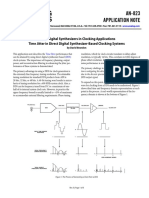 Direct Digital Synthesizers in Clocking Applications