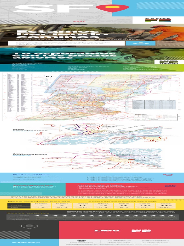 Mapas de Rutas de Santa Fe | PDF | Licencia de conducir