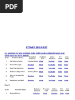 DSA Patterns Sheet Kushal Vijaya | PDF