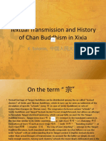 Textual Transmission and History of Chan Buddhism in Xixia