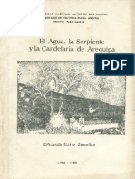 El Agua, La Serpiente y La Candelaria de Arequipa (Edmundo Motta Zamalloa)