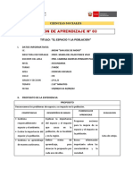 2º Sesion Aprendizaje Nro3