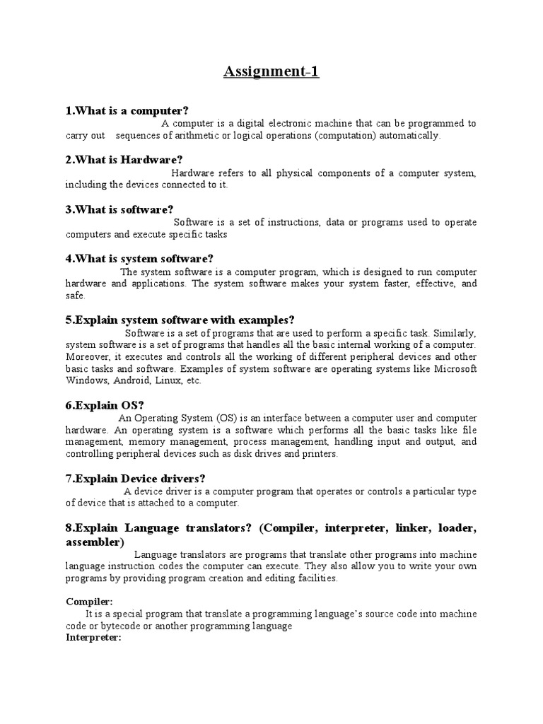 An Introduction to Computer Fundamentals Exploring Hardware, Software