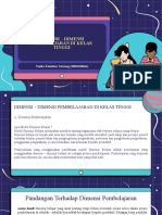 Dimensi Pembelajara - Esriani Purba