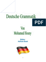 Deutsche Grammatik Von Mohammed Hosny