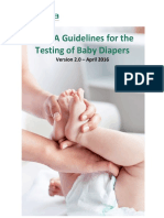 EDANA Guidelines for Testing Baby Diapers