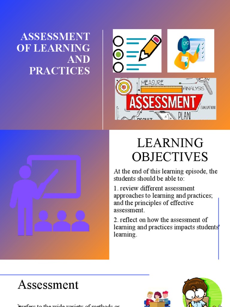 Assessment of Learning and Practices | Download Free PDF | Educational ...