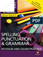 York Notes For Gcse Language and Literature Spelling Punctuation and Grammar
