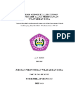 Analisis Metode Kualitatif Dan Kuantitatif Dalam Perencanaan Aldi Rahim