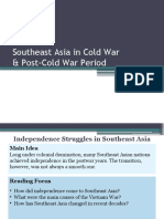 Chapter 2 Southeast Asia in Cold War & Post Cold War 2017