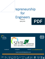 Entrepreneurship For Engineers - Lecture - 6 Slides - Spring 2022 - Engr Muhammad Ahsen