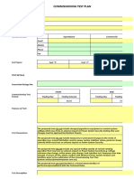 Commissioning Test Plan Standard Form v11