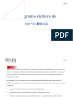 Programa Cultura de No Violencia