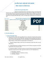 221 - QTCL - Guidelines For Group Assignments in The Course SM