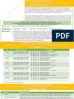 Outline of SSEAYP Youth Conference 2022 