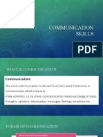 Communication Skills