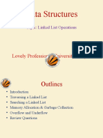 Linked List Searching and Traversing