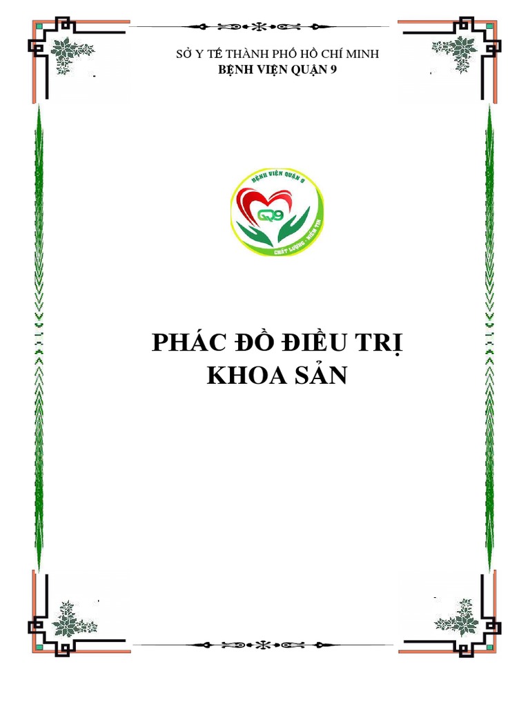 Phac Do Dieu Tri San Khoa 211202111 | PDF