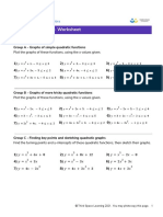 Third Space Learning Quadratic Graphs GCSE Worksheet