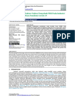 Tingkat PHK Dan Faktor-Faktor Penyebab PHK Pada Industri Otomotif Selama Masa Pandemi Covid-19
