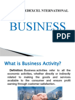 Business Activity