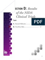 Results of The NIDA Clinical Trials: Ection