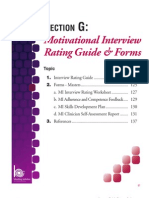 Motivational Interview Rating Guide & Forms: Ection