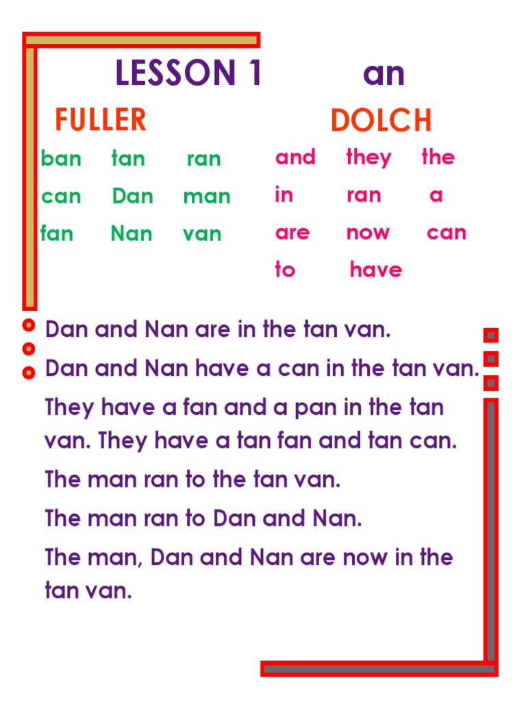 Fuller Method Reading Lessons | PDF | Language Arts & Discipline