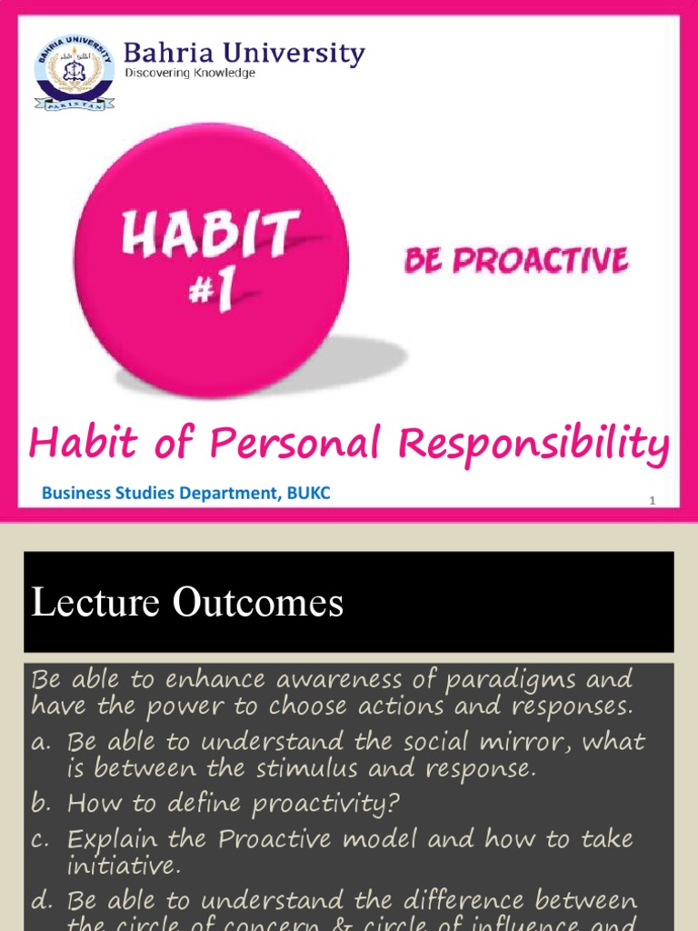 Embracing Proactivity in Life | PDF | Thought | Free Will