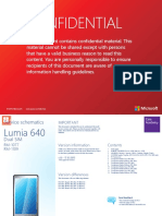 Microsoft Lumia 640 and 640 Dual SIM RM-1077 1109 Service Schematics v1.0