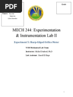 Discussion Orifice Meter