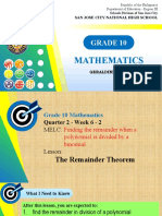 Grade 10: Mathematics