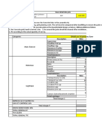 Cadre Du Sous-Detail Des Prix POTEAUX 3