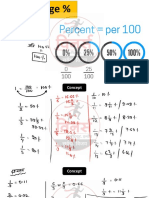 Percentage Class Sheetby Aditya Patel