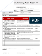 QIMA Manufacturing Audit Report