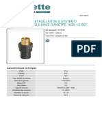 Embout Avec Filetage Laiton B System'O Pvc/Laiton Femelle-Mâle Diamètre 16/20-1/2 Réf
