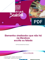 2.1 Aula Elementos Sinalizados Que Não Há Literatura Escrita Ou Falada