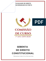 Sebenta de Direito Constitucional 1º Semestre 2019-20