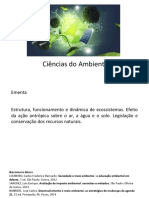 Unidade 1 - Ciências Do Ambiente