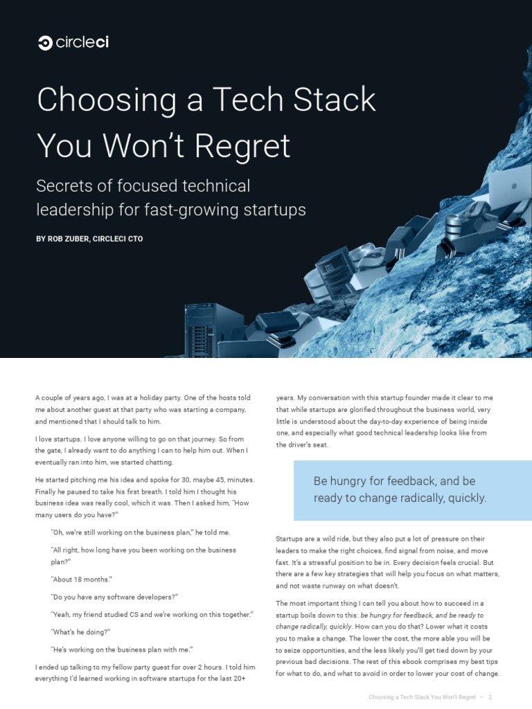 Be Hungry for Feedback Tips for Technical Leadership in FastGrowing