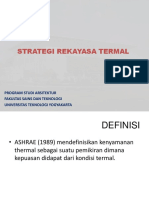 Minggu 6 - Kenyamanan Termal Dalam Desain Arsitektur