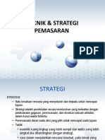 Pert - 4 - Teknik & Strategi Pemasaran