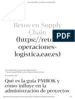 Qué Es La Guía PMBOK y Cómo Influye en Los Proyectos - EAE