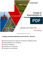 20 Reglas de Contratistas Halliburton Fo-Gl-Hal-Hse-0605-Es