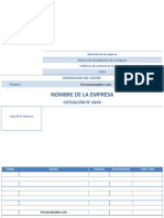 Formato de Cotizacion Word Herramientalibre