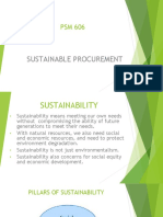 Sustainable Procurement